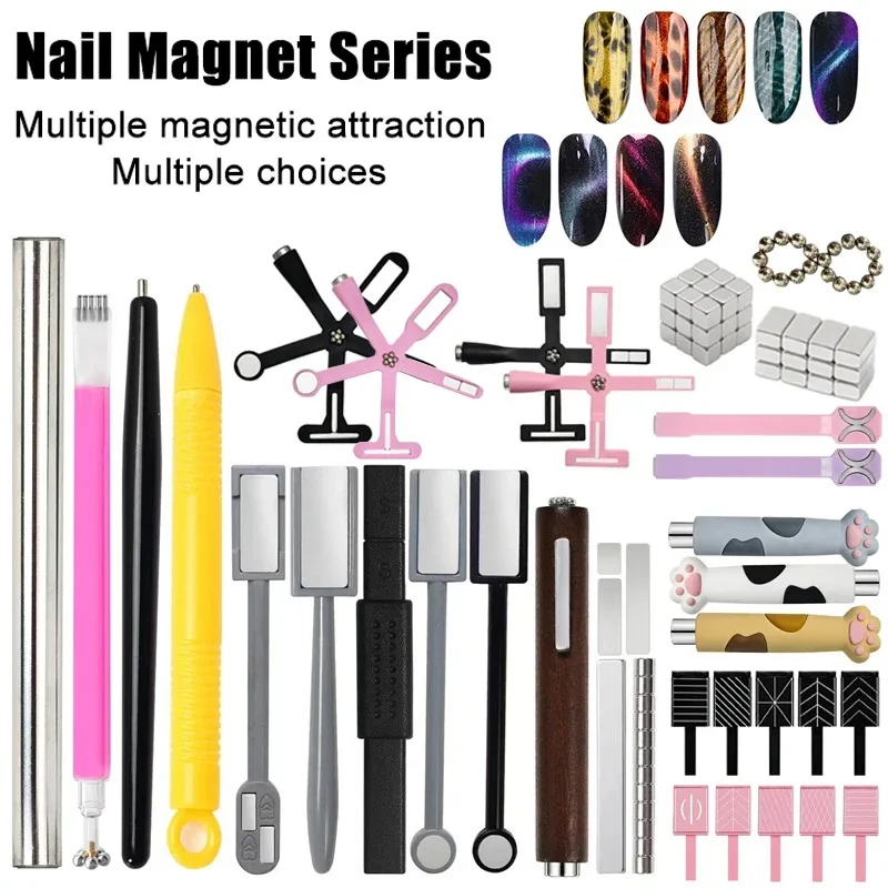 Nail Art Full Color - Multi Style Cat Eye Nail Magnet