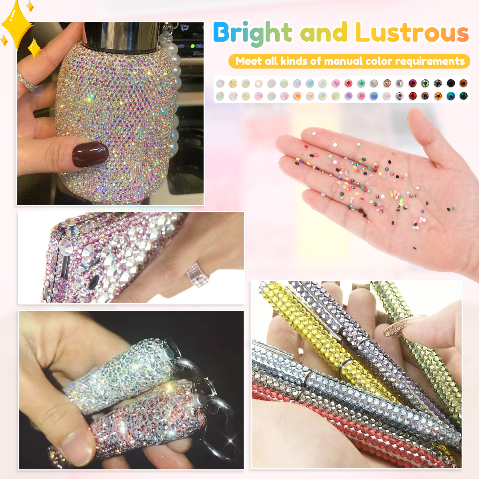 32000pcs Resin Jelly Rhineston - Nail Art Full Color incelemesi ve fiyatı