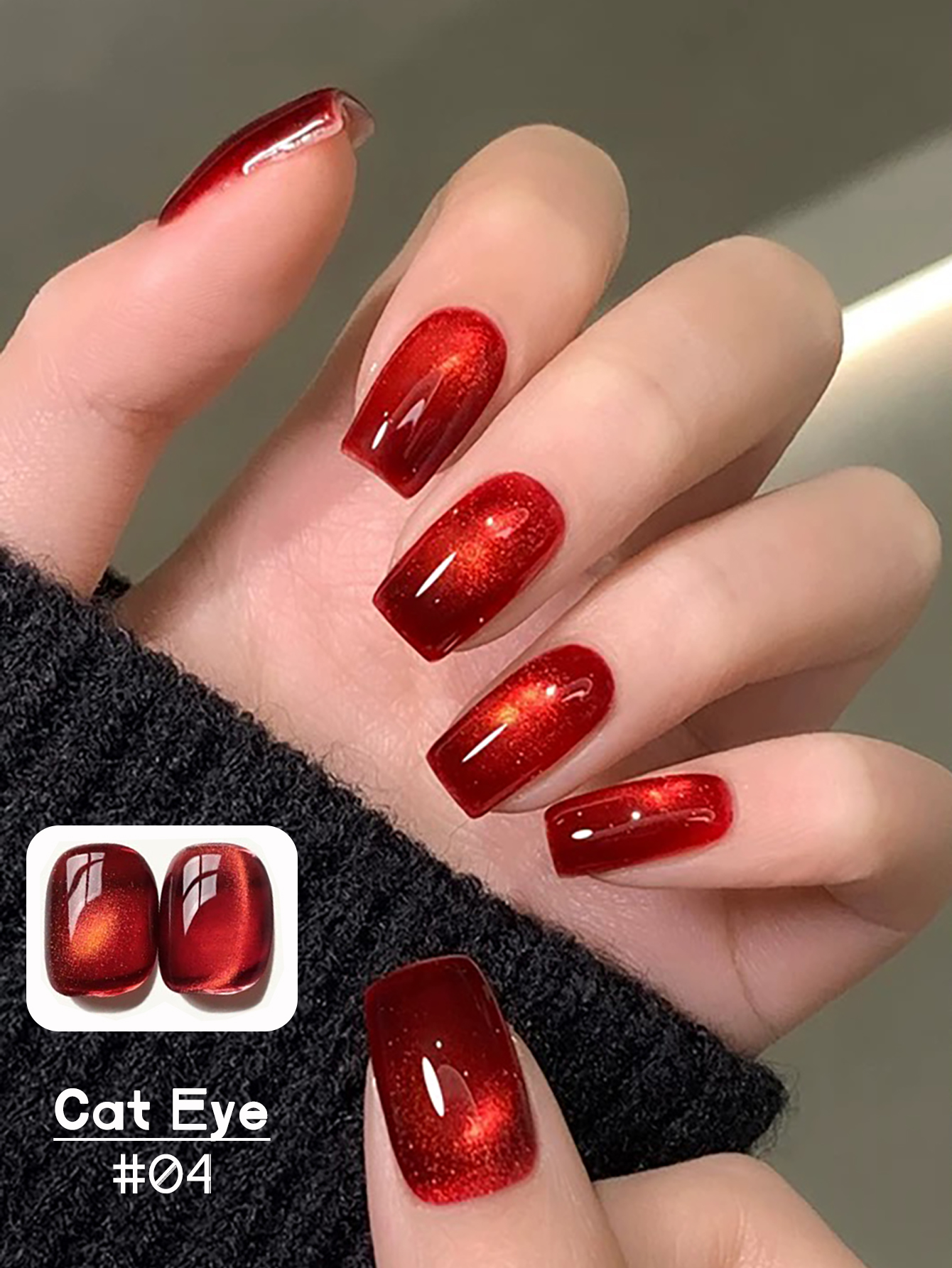 1-12pcs TC Cherry Wine Red Tra - Nail Art Red Cherry incelemesi ve fiyatı