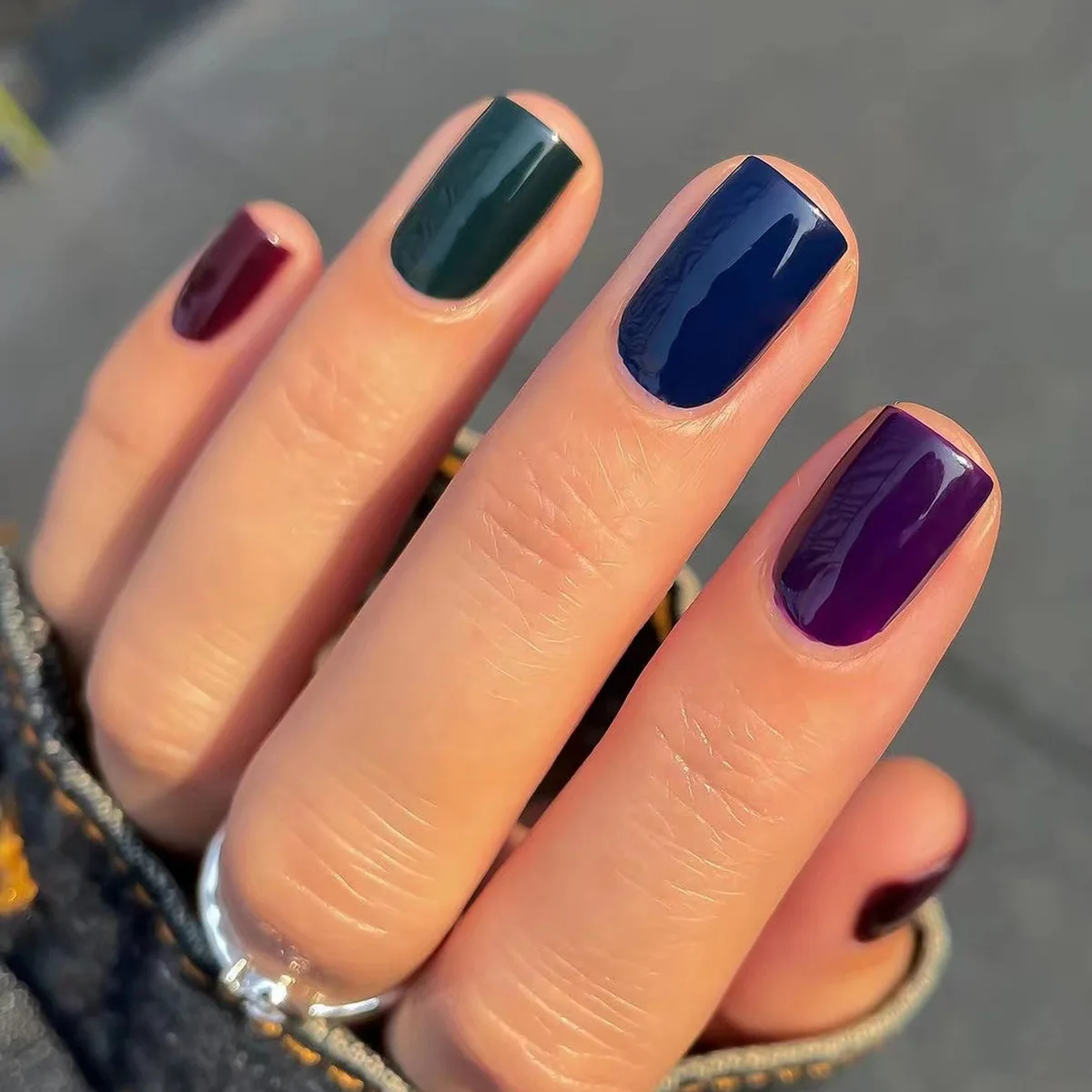 24Pcs/Set Solid Color Wearing  - Nail Art Full Color incelemesi ve fiyatı