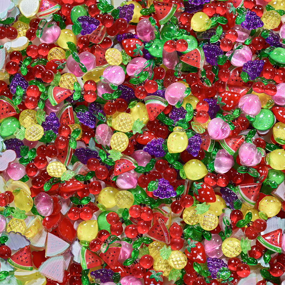 50Pcs 3D Red Cherry Nail Charm - Nail Art Red Cherry incelemesi ve fiyatı