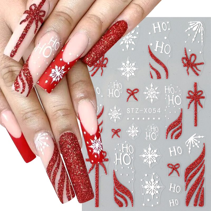 3pc 3D Festive Christmas Nail  - Nail Art Xmas incelemesi ve fiyatı
