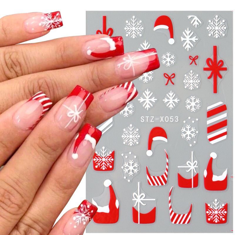 3pc 3D Festive Christmas Nail  - Nail Art Xmas incelemesi ve fiyatı