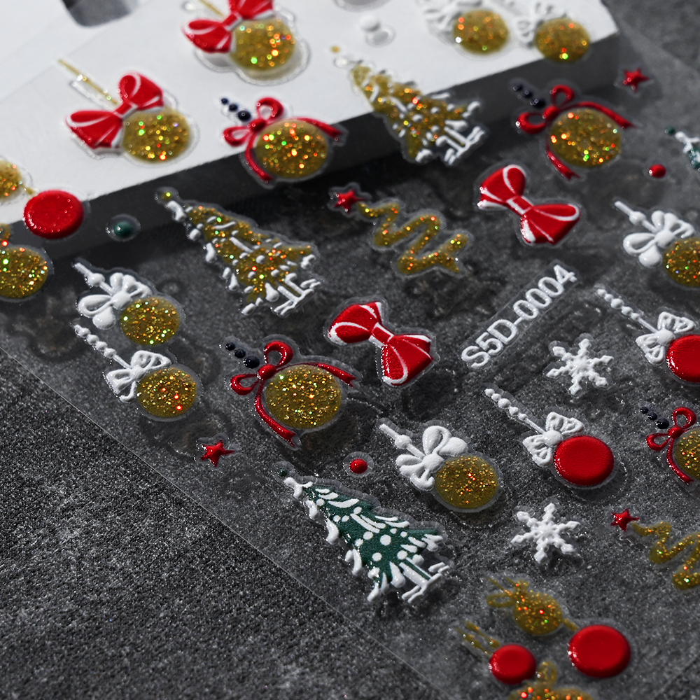 5D Gold Silver Glitter Christm - Nail Art Xmas incelemesi ve fiyatı