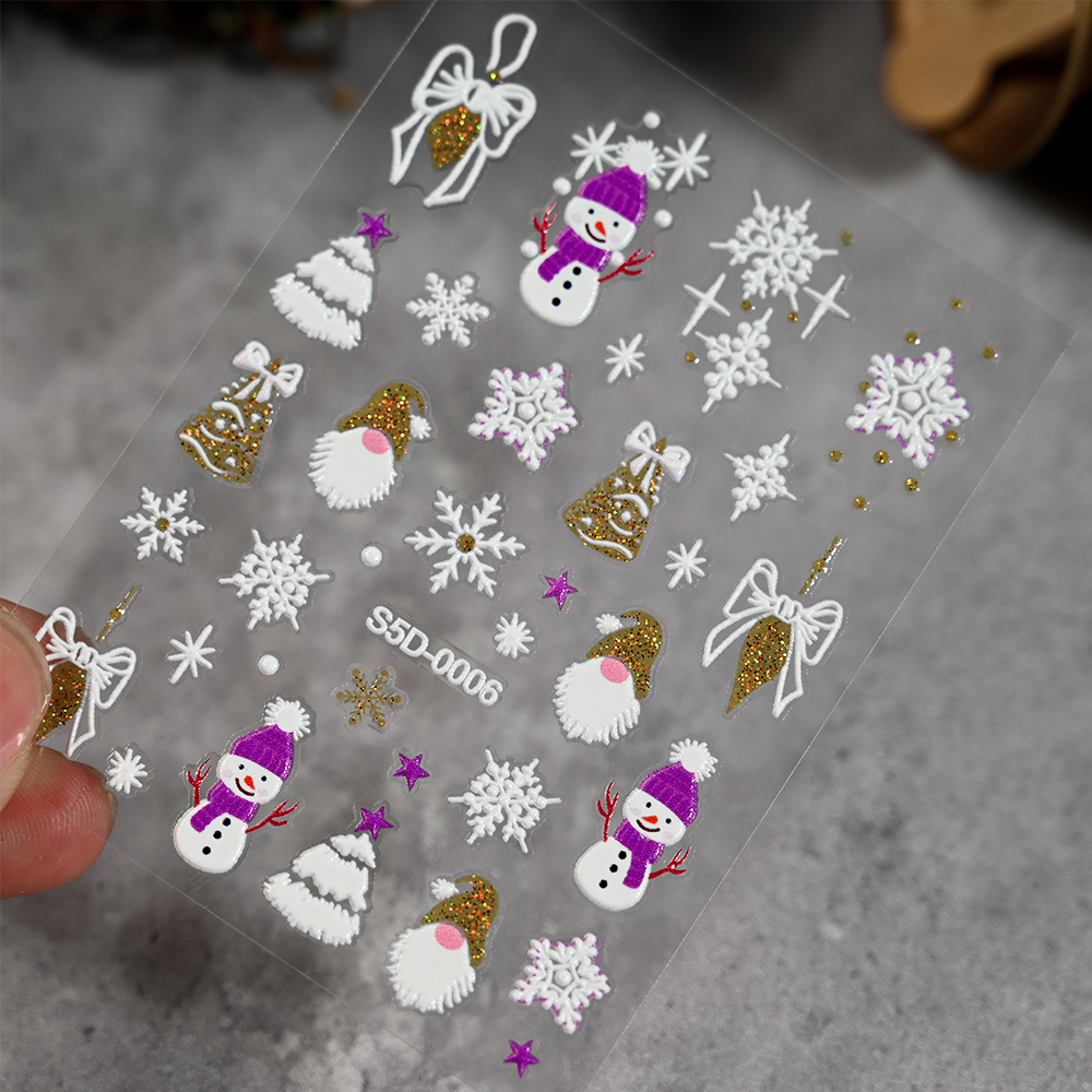 5D Gold Silver Glitter Christm - Nail Art Xmas incelemesi ve fiyatı