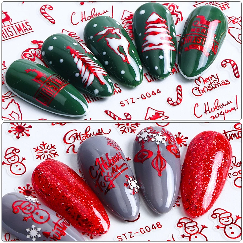 Christmas Nails Accesories Red - Nail Art Xmas incelemesi ve fiyatı