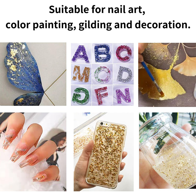 20 Pcs Gold Leaf Sheets: Versa - Nail Art Xmas incelemesi ve fiyatı