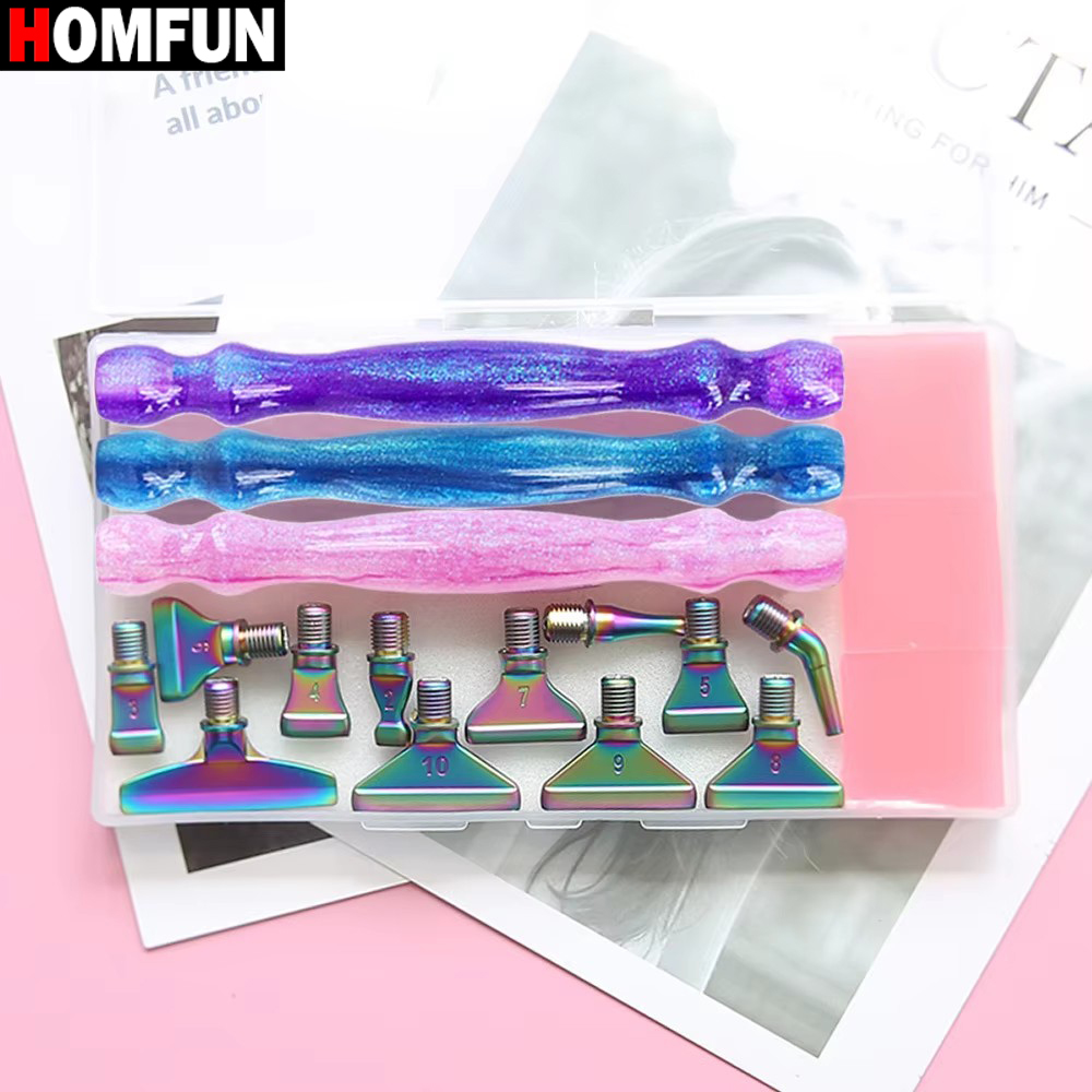 HOMFUN 5D Diamond Painting Pen - Nail Art Full Color incelemesi ve fiyatı
