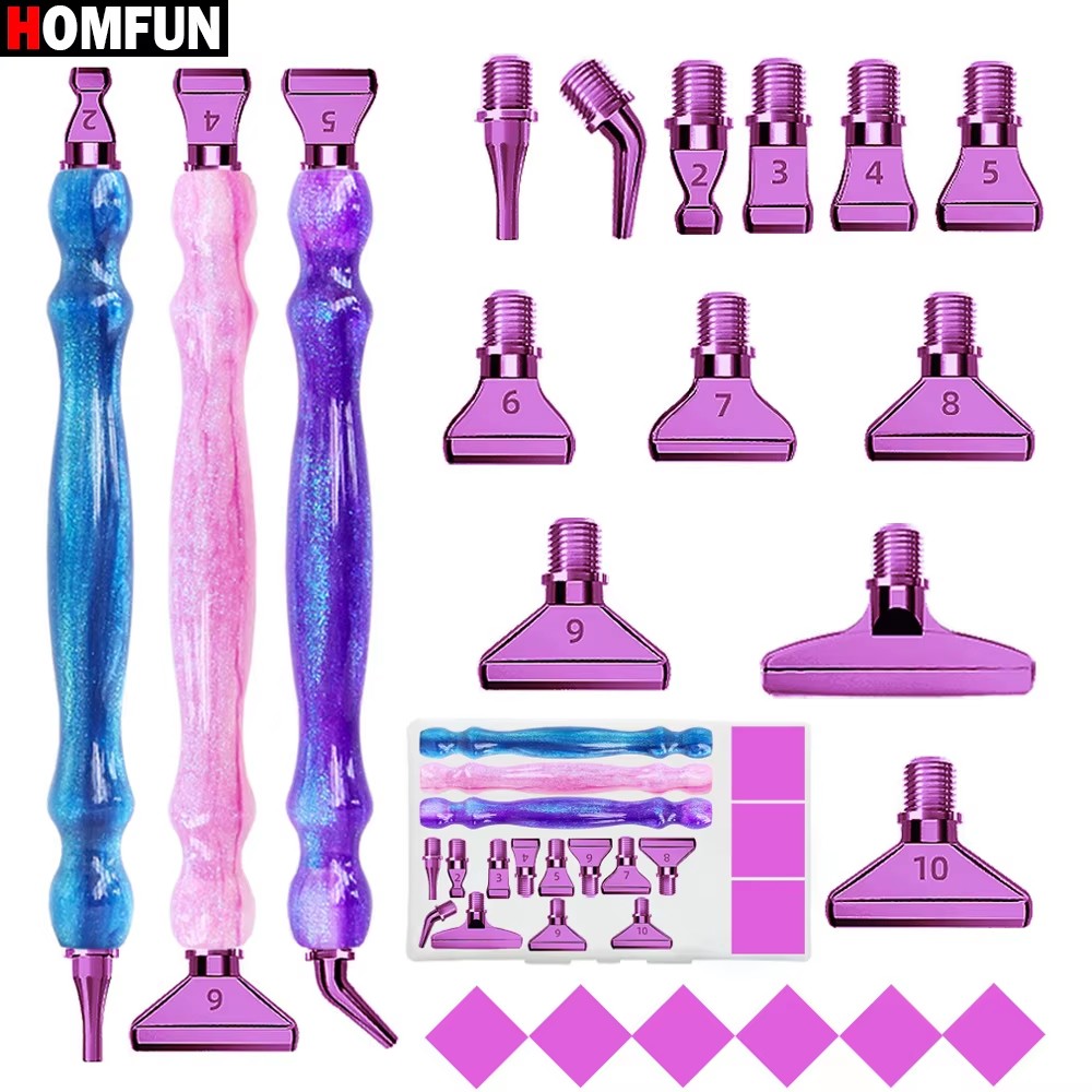 HOMFUN 5D Diamond Painting Pen - Nail Art Full Color incelemesi ve fiyatı