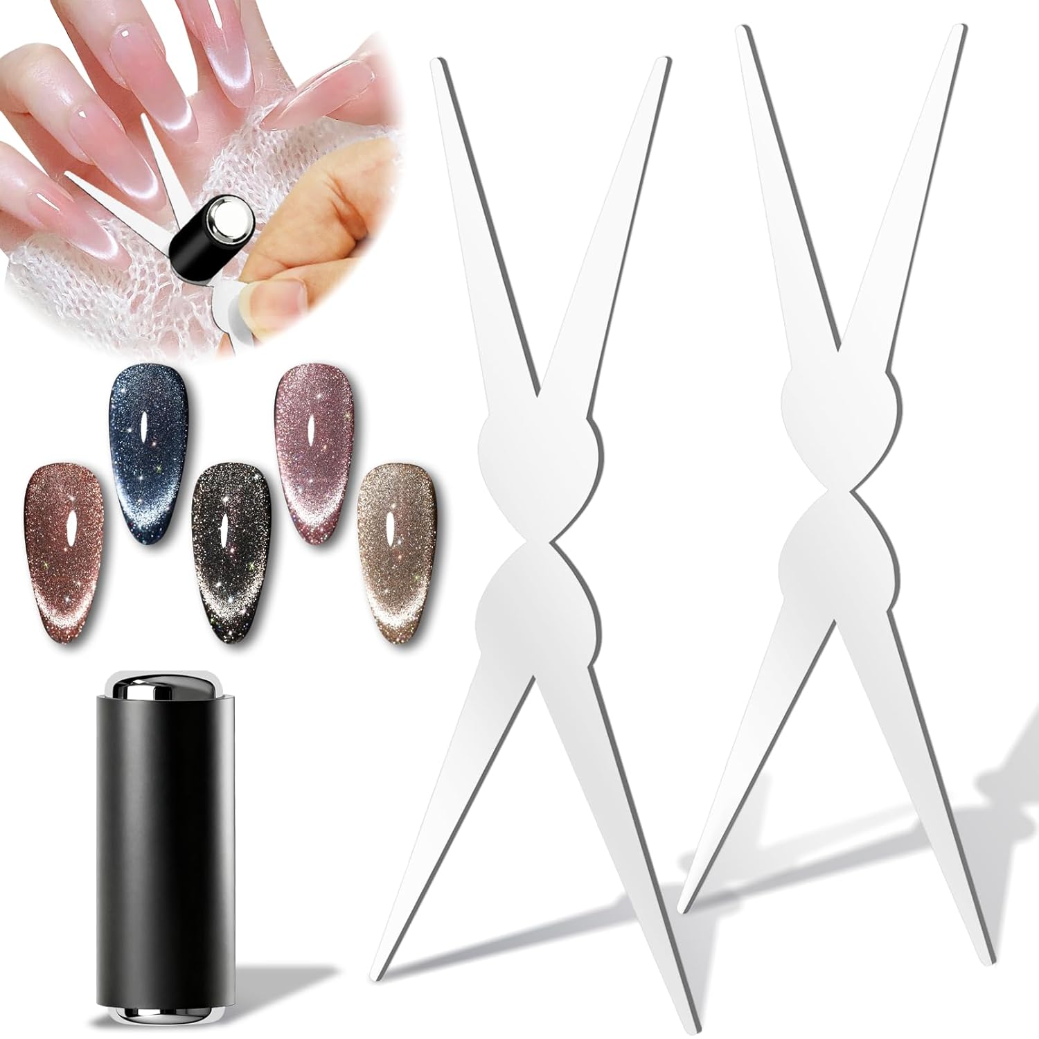 3D Double Headed Nails French  - Nail Art Full Color incelemesi ve fiyatı