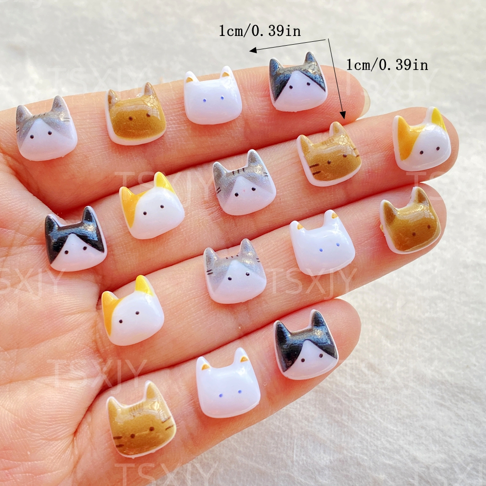 50pcs Cute Mini Cartoon Animal - Nail Art Xmas incelemesi ve fiyatı