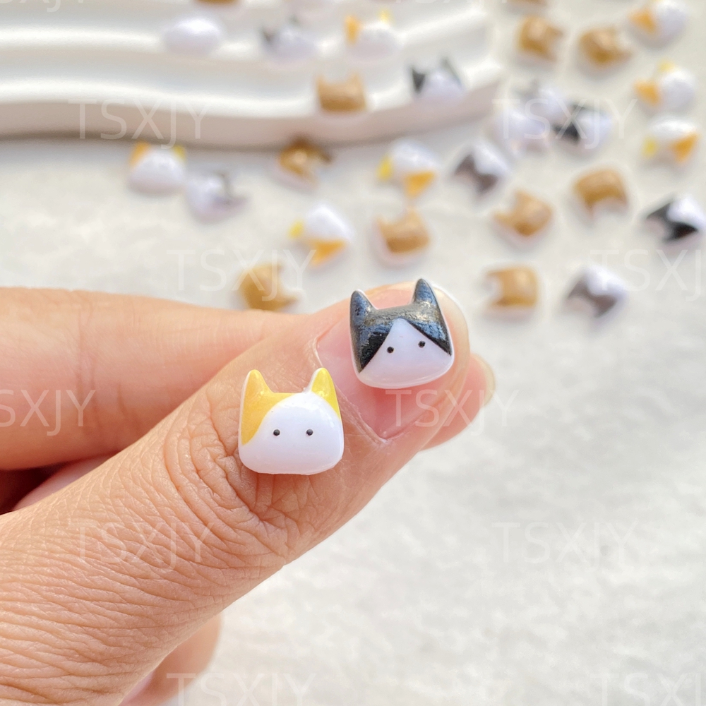 50pcs Cute Mini Cartoon Animal - Nail Art Xmas incelemesi ve fiyatı