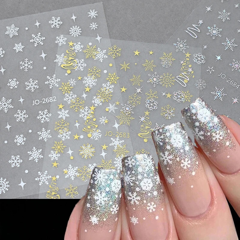 3D Snowflake Nail Art Decals X - Nail Art Xmas incelemesi ve fiyatı
