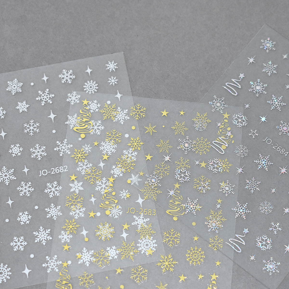 3D Snowflake Nail Art Decals X - Nail Art Xmas incelemesi ve fiyatı