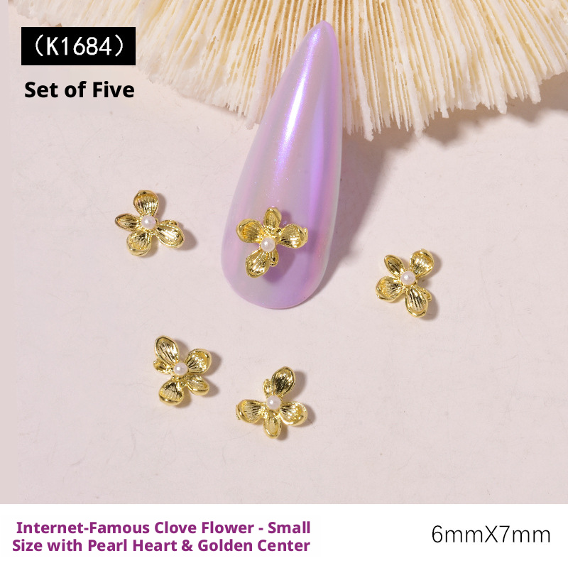 10Pcs Y2K Lilac Flower 3D Nail - Nail Art Lilac incelemesi ve fiyatı