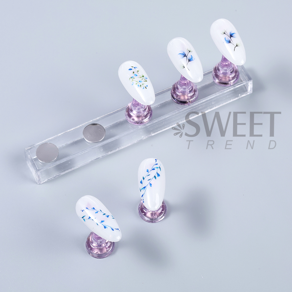1 Set Chess Magnetic Fake Nail - Nail Art Full Color incelemesi ve fiyatı