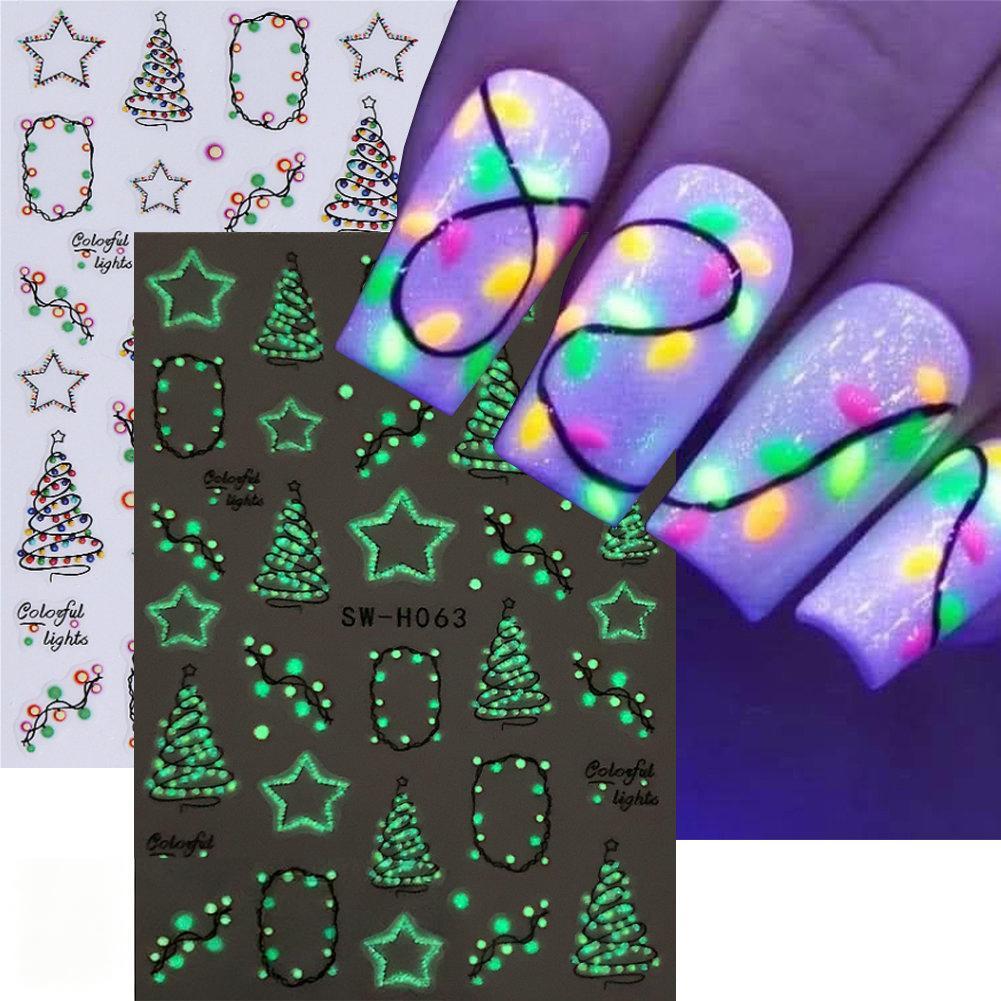 Christmas Luminous Nail Art St - Nail Art Xmas incelemesi ve fiyatı