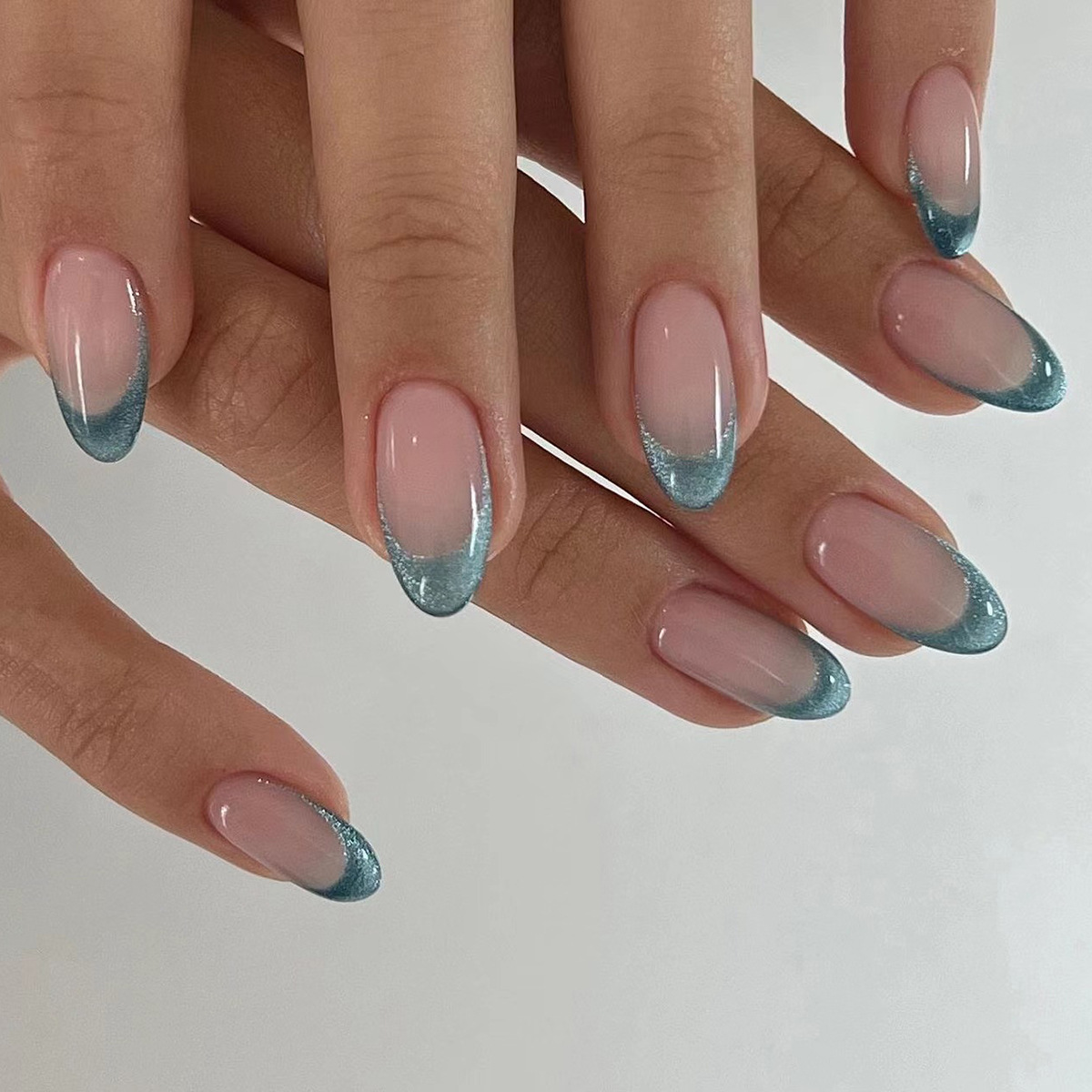 24Pcs French Almond False Nail - Nail Art Red Cherry incelemesi ve fiyatı