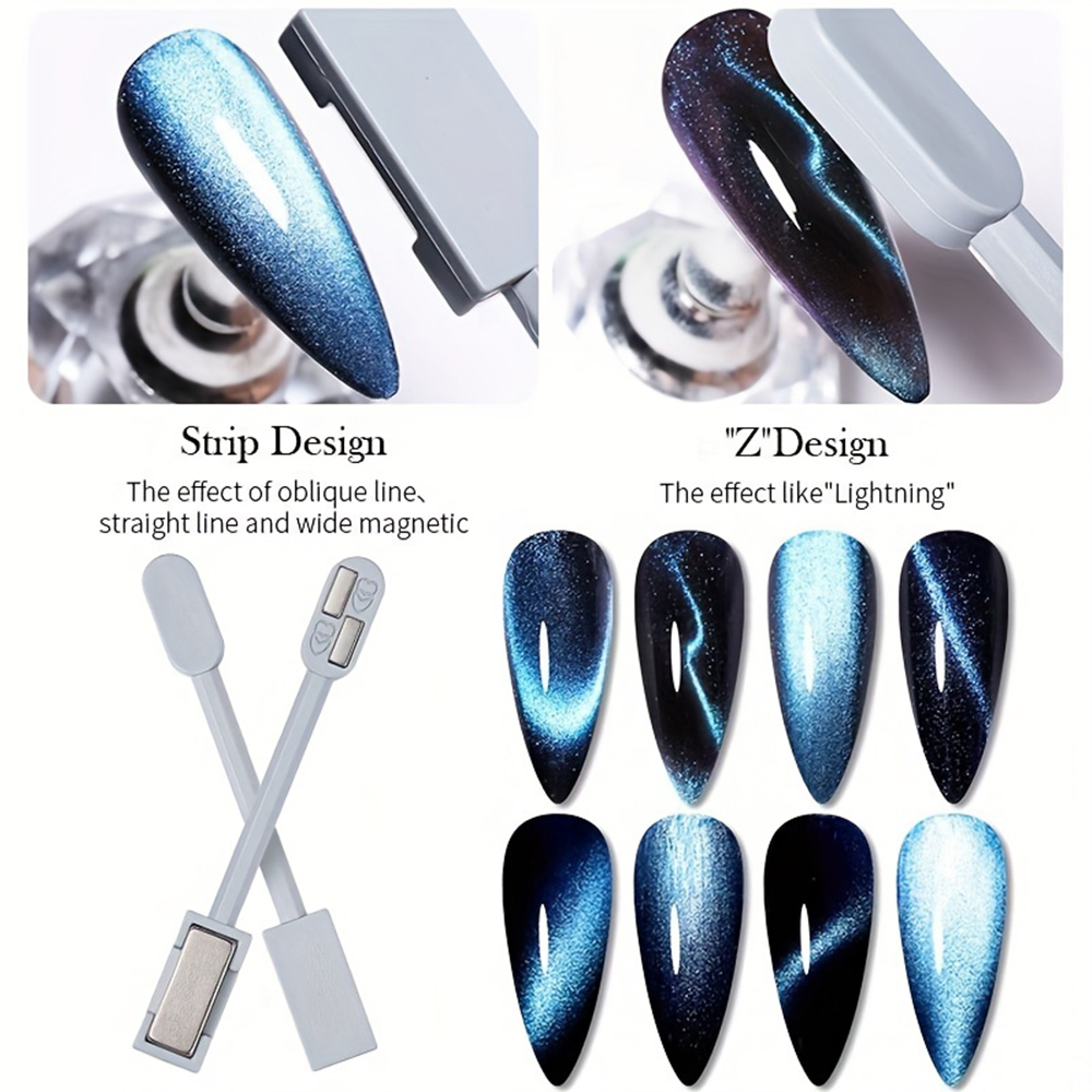 1/2Pcs Cat Eye Magnet Set for  - Nail Art Full Color incelemesi ve fiyatı