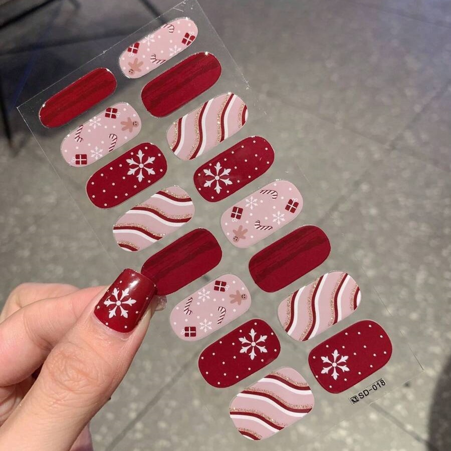 Winter Xmas Snowflake Nail Wra - Nail Art Xmas incelemesi ve fiyatı