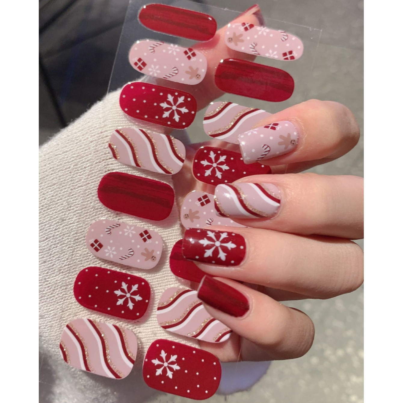Winter Xmas Snowflake Nail Wra - Nail Art Xmas incelemesi ve fiyatı