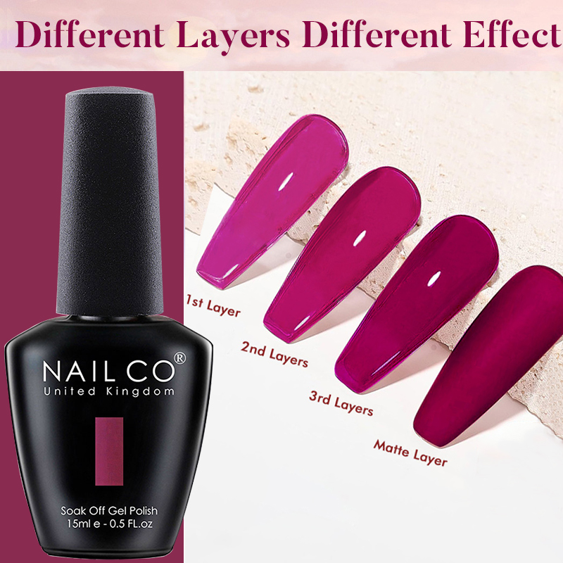 NAILCO 8Pcs/Set 15ML Gel DIY N - Nail Art Full Color incelemesi ve fiyatı
