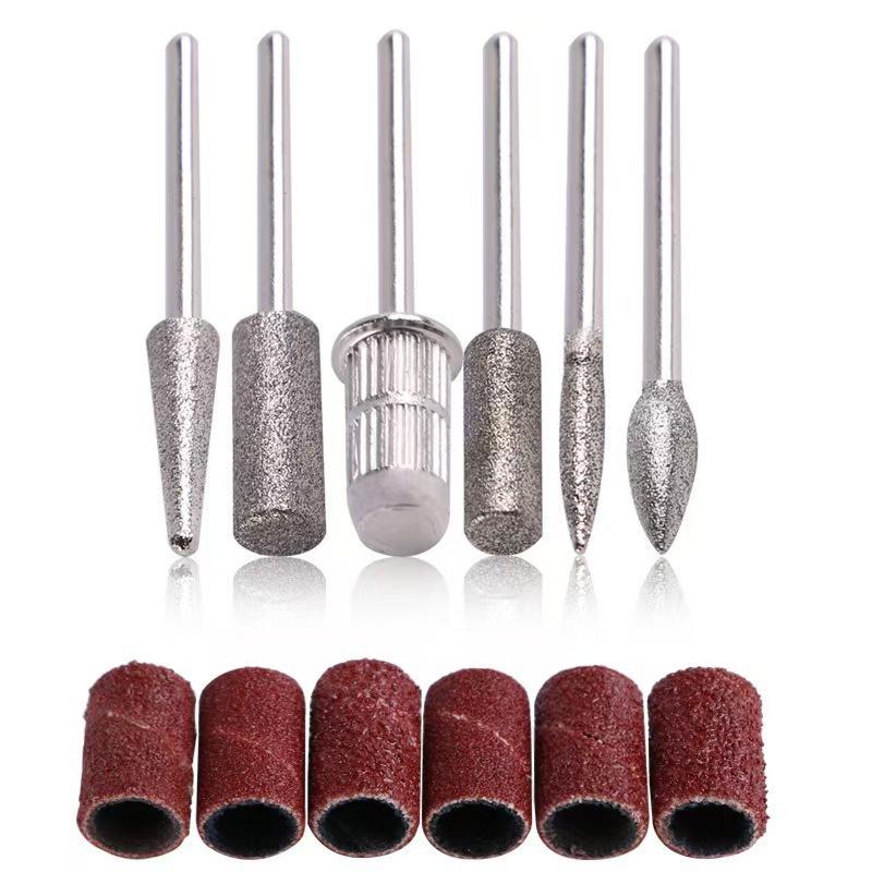 6PCS Nail Art Drill Bits and S - Nail Art Full Color incelemesi ve fiyatı