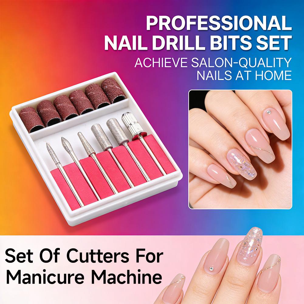 6PCS Nail Art Drill Bits and S - Nail Art Full Color incelemesi ve fiyatı