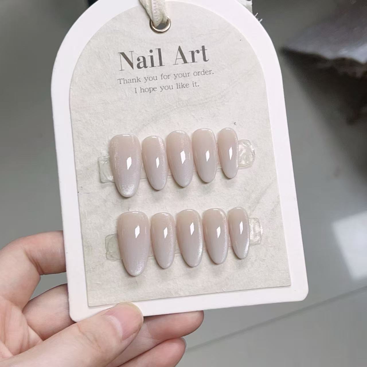10pcs Solid Color Handmade Pre - Nail Art Full Color incelemesi ve fiyatı