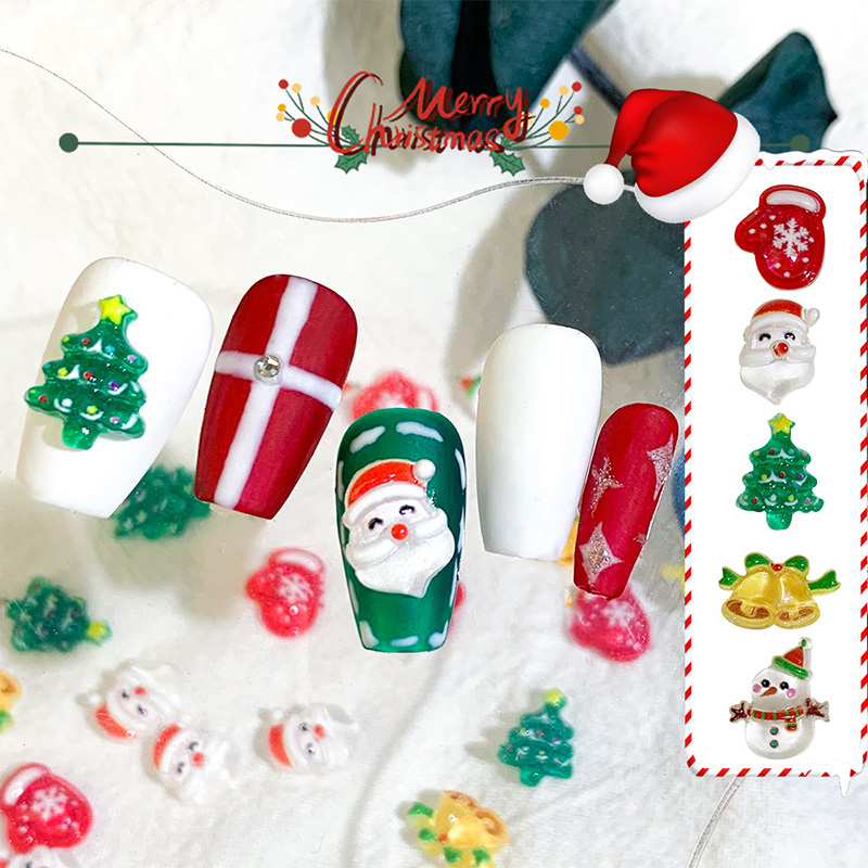 20PCS 3D Mixed Christmas Nail  - Nail Art Xmas incelemesi ve fiyatı
