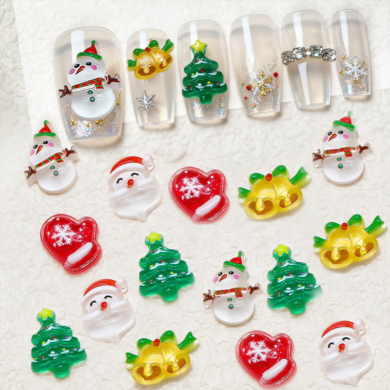 20PCS 3D Mixed Christmas Nail  - Nail Art Xmas incelemesi ve fiyatı