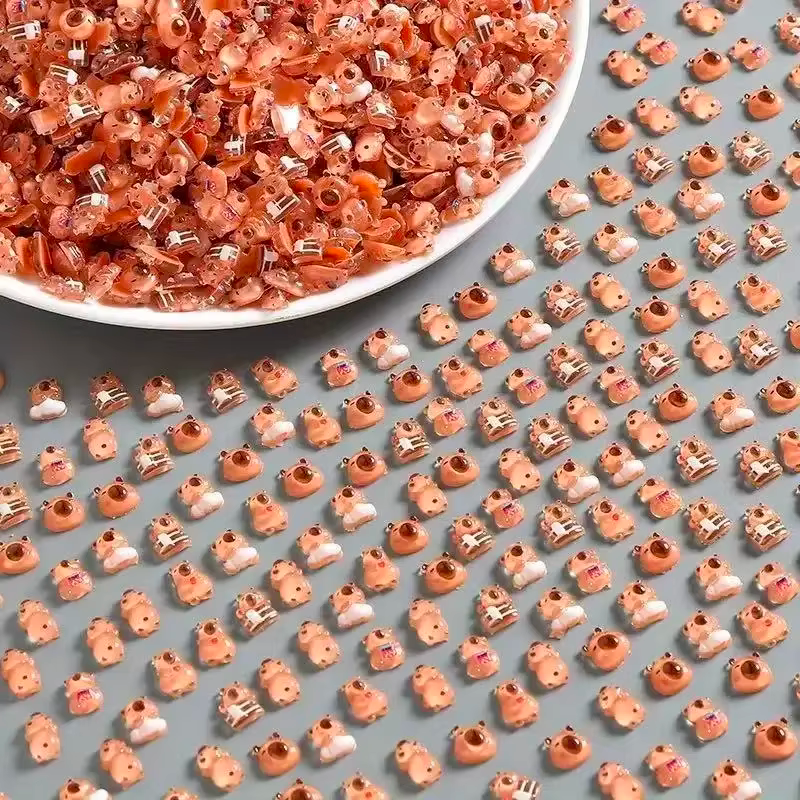 100pcs Mini Capybara Decoratio - Nail Art Xmas incelemesi ve fiyatı