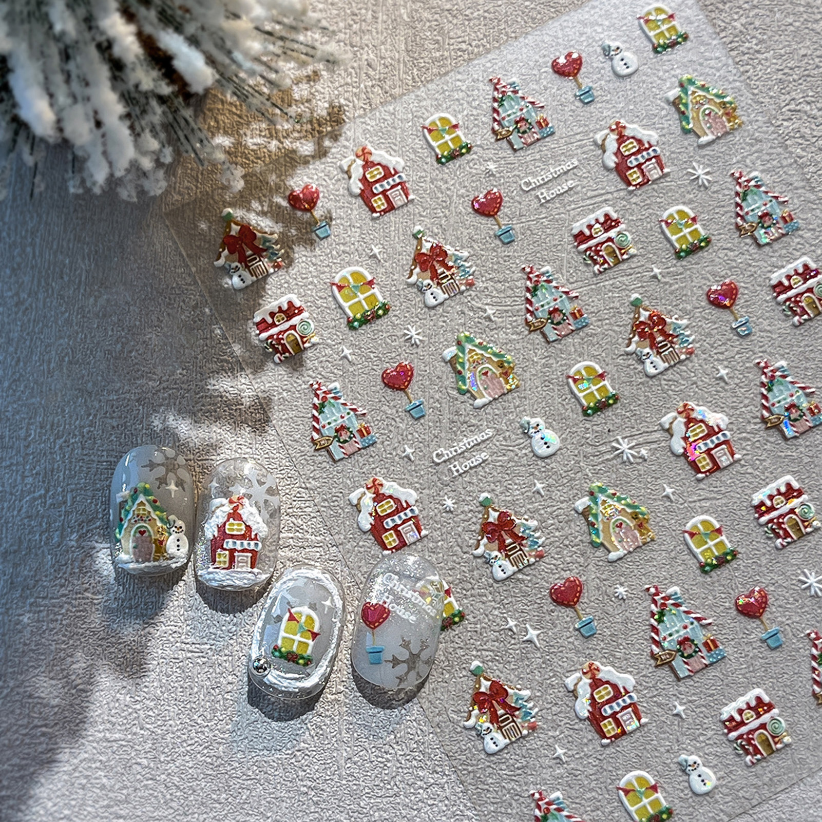 Flash Christmas Element Nail S - Nail Art Xmas incelemesi ve fiyatı