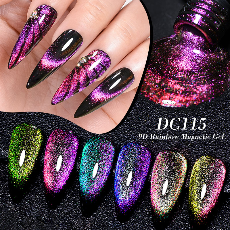 7/10/12PCS/SET Cat Magnetic Ge - Nail Art Full Color incelemesi ve fiyatı