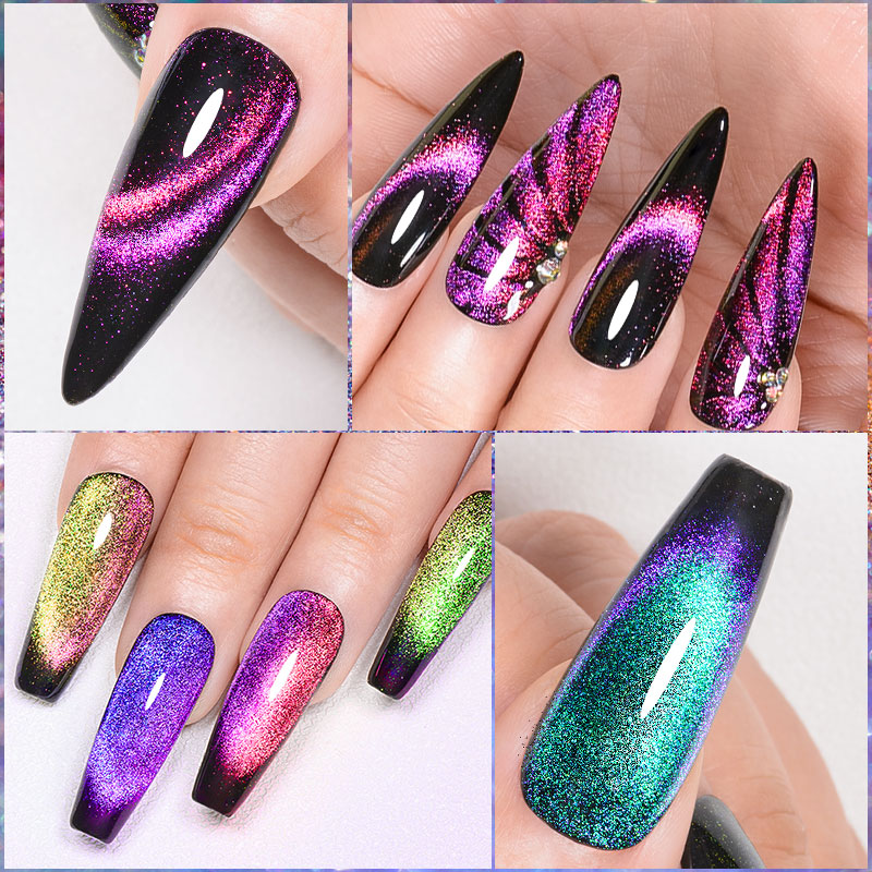 7/10/12PCS/SET Cat Magnetic Ge - Nail Art Full Color incelemesi ve fiyatı