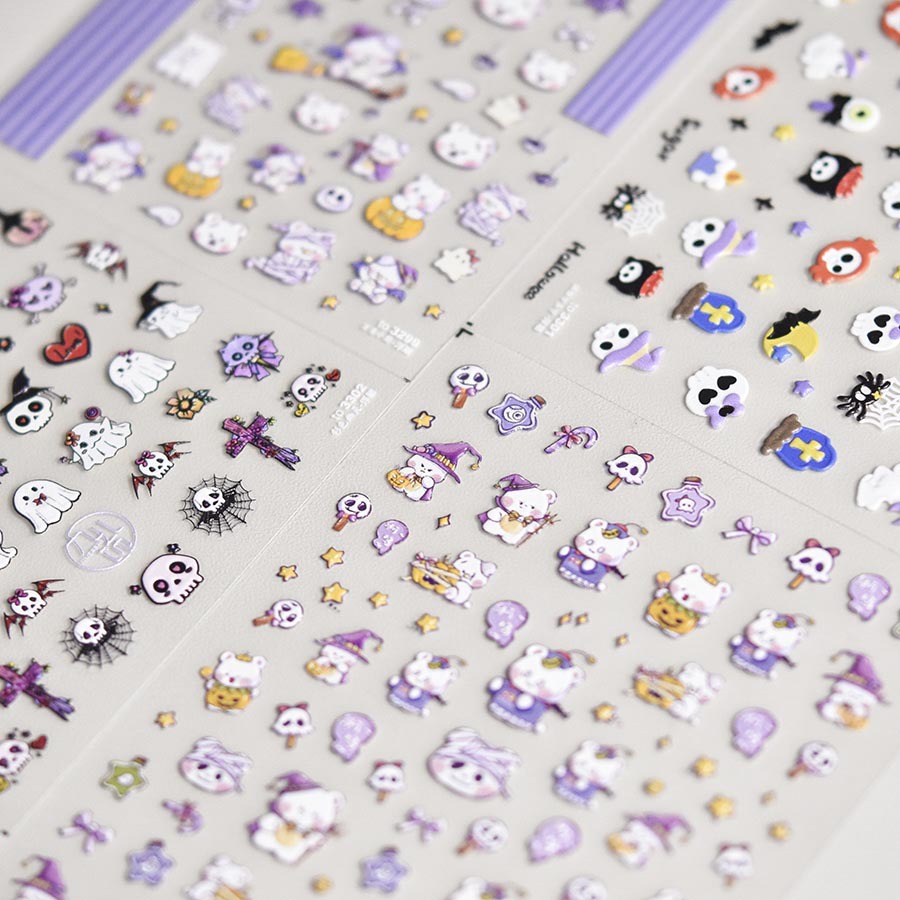 Halloween Cute Bear Zombie Gho - Nail Art Zombie incelemesi ve fiyatı
