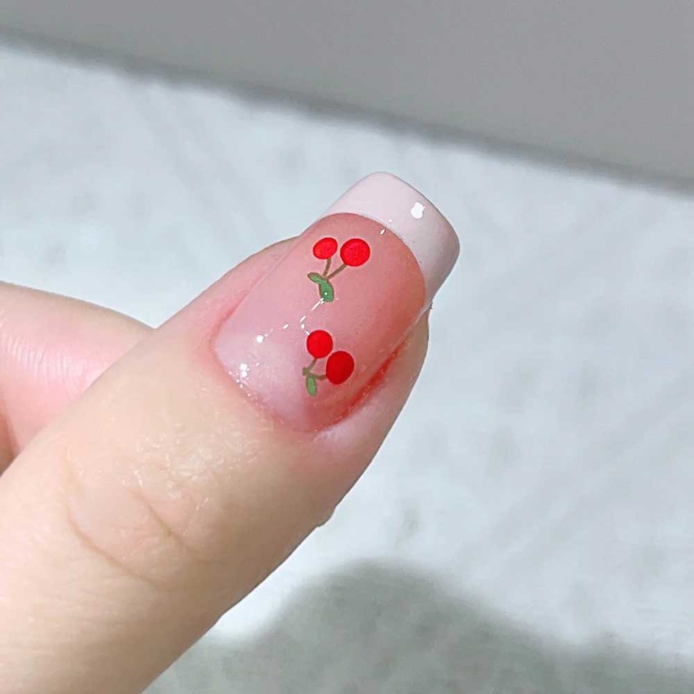 1sheet 3D Sweet Cherry Fruit N - Nail Art Red Cherry incelemesi ve fiyatı