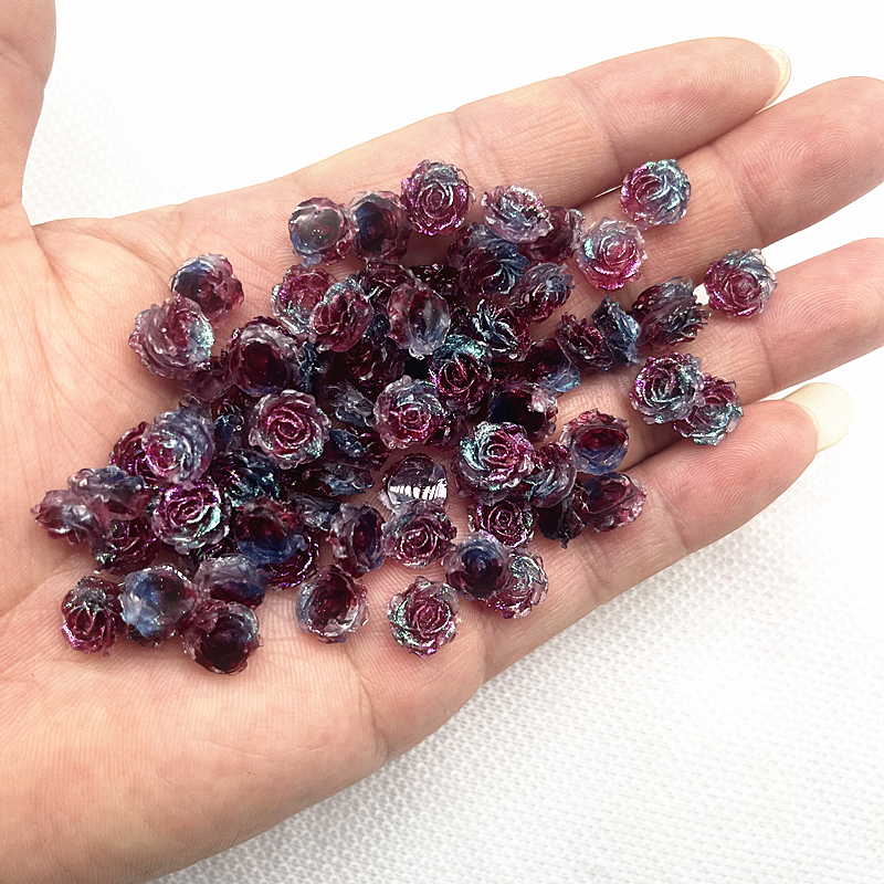 30pcs 13mm High Quality Glitte - Nail Art Flower incelemesi ve fiyatı