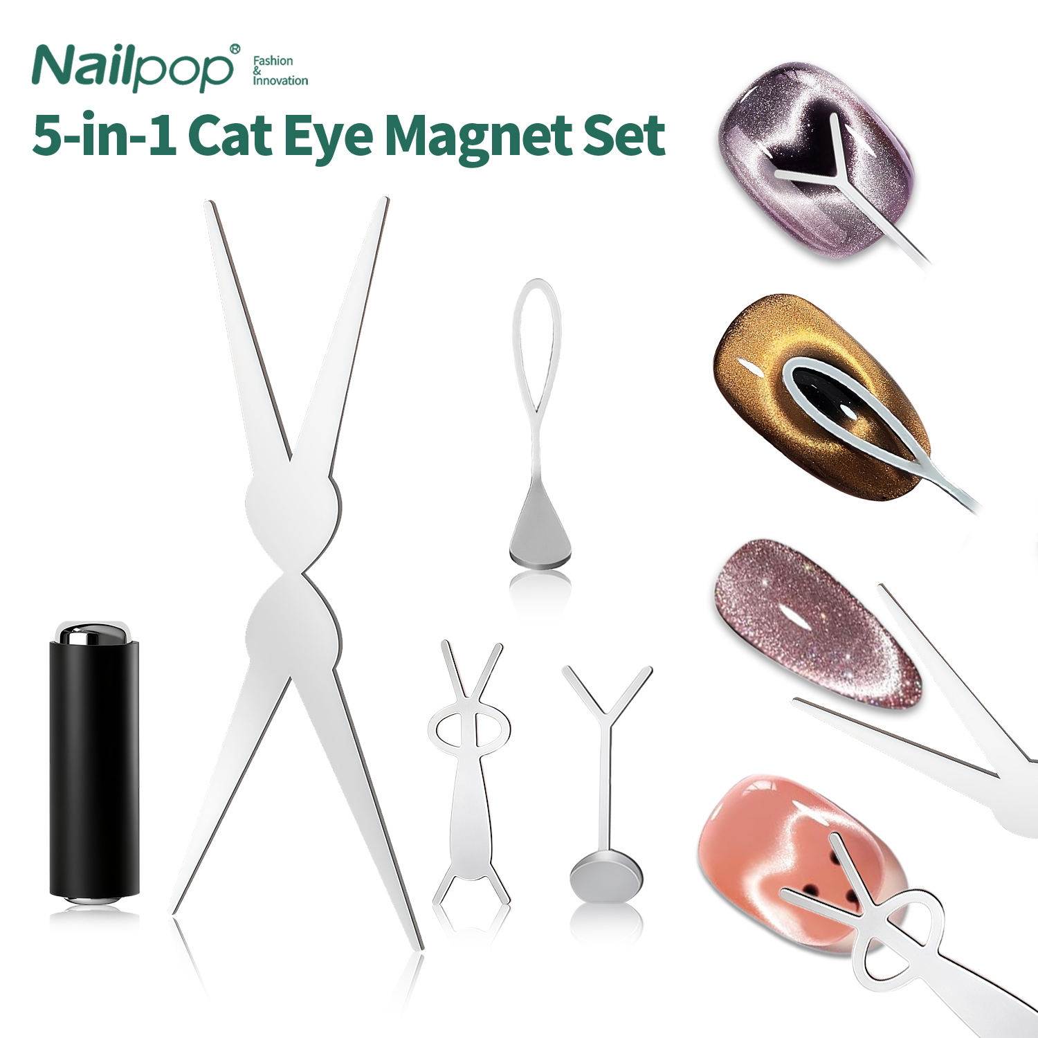 Nailpop Cat Eye Magnet Kit Sil - Nail Art Full Color incelemesi ve fiyatı