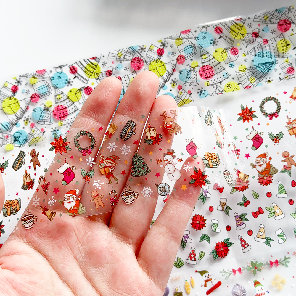 10 Rolls Christmas Nail Art Fo - Nail Art Xmas incelemesi ve fiyatı