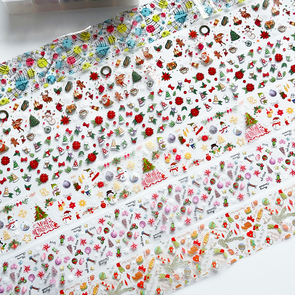 10 Rolls Christmas Nail Art Fo - Nail Art Xmas incelemesi ve fiyatı