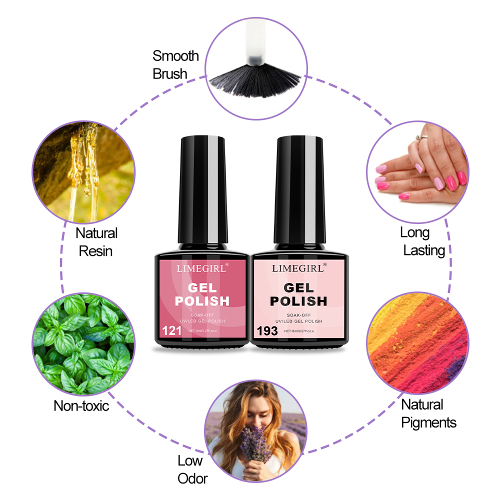 Limegirl Nail Gel Polish Set w - Nail Art Full Color incelemesi ve fiyatı