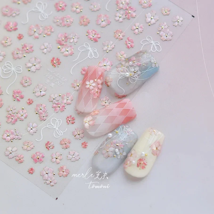 5D Flowers Bird Butterfly Nail - Nail Art Lilac incelemesi ve fiyatı