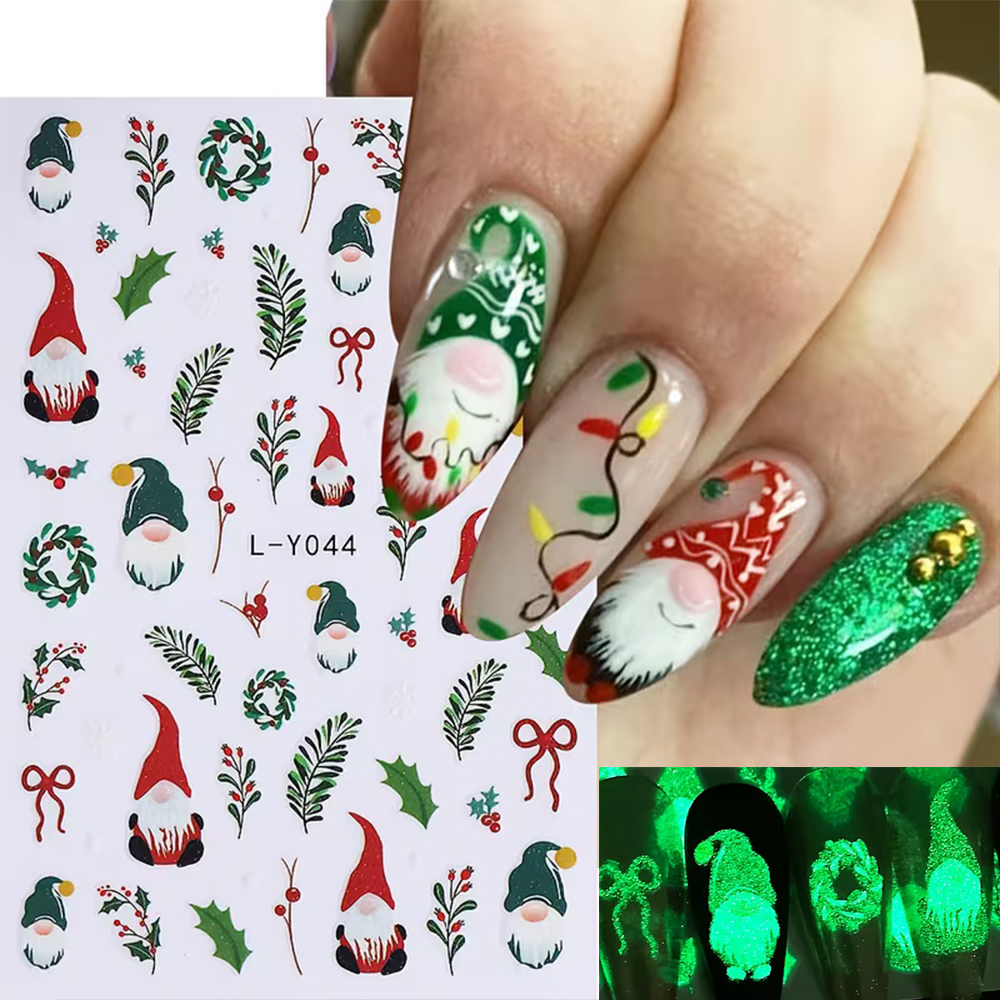3D Luminous Christmas Nail Art - Nail Art Xmas incelemesi ve fiyatı