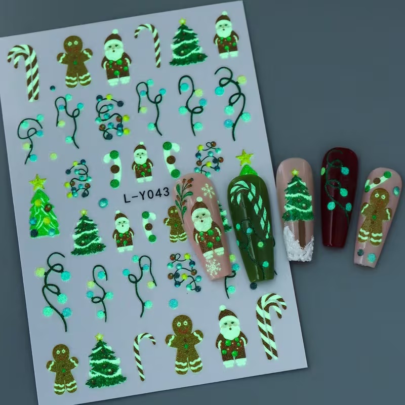 3D Luminous Christmas Nail Art - Nail Art Xmas incelemesi ve fiyatı