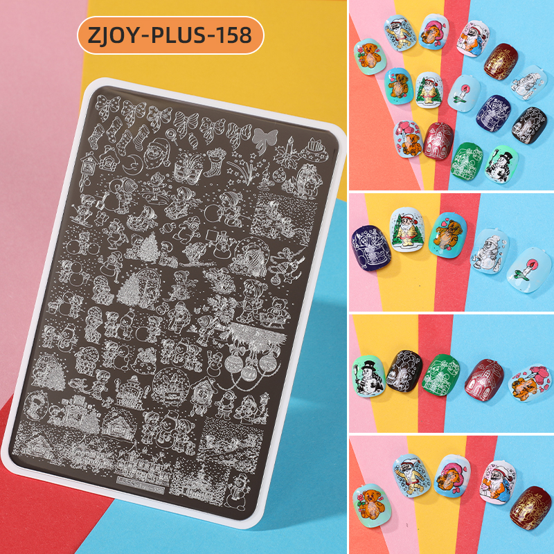 Christmas Nail Stamping Plate  - Nail Art Xmas incelemesi ve fiyatı