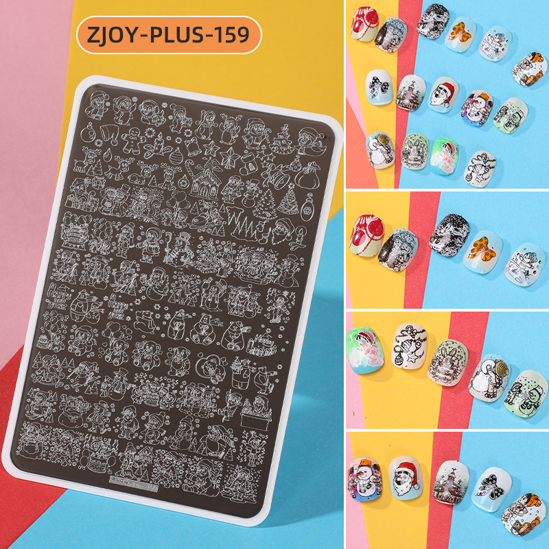 Christmas Nail Stamping Plate  - Nail Art Xmas incelemesi ve fiyatı
