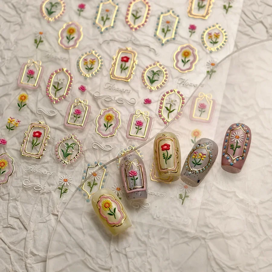 Purple Flowers Birds Butterfly - Nail Art Lilac incelemesi ve fiyatı