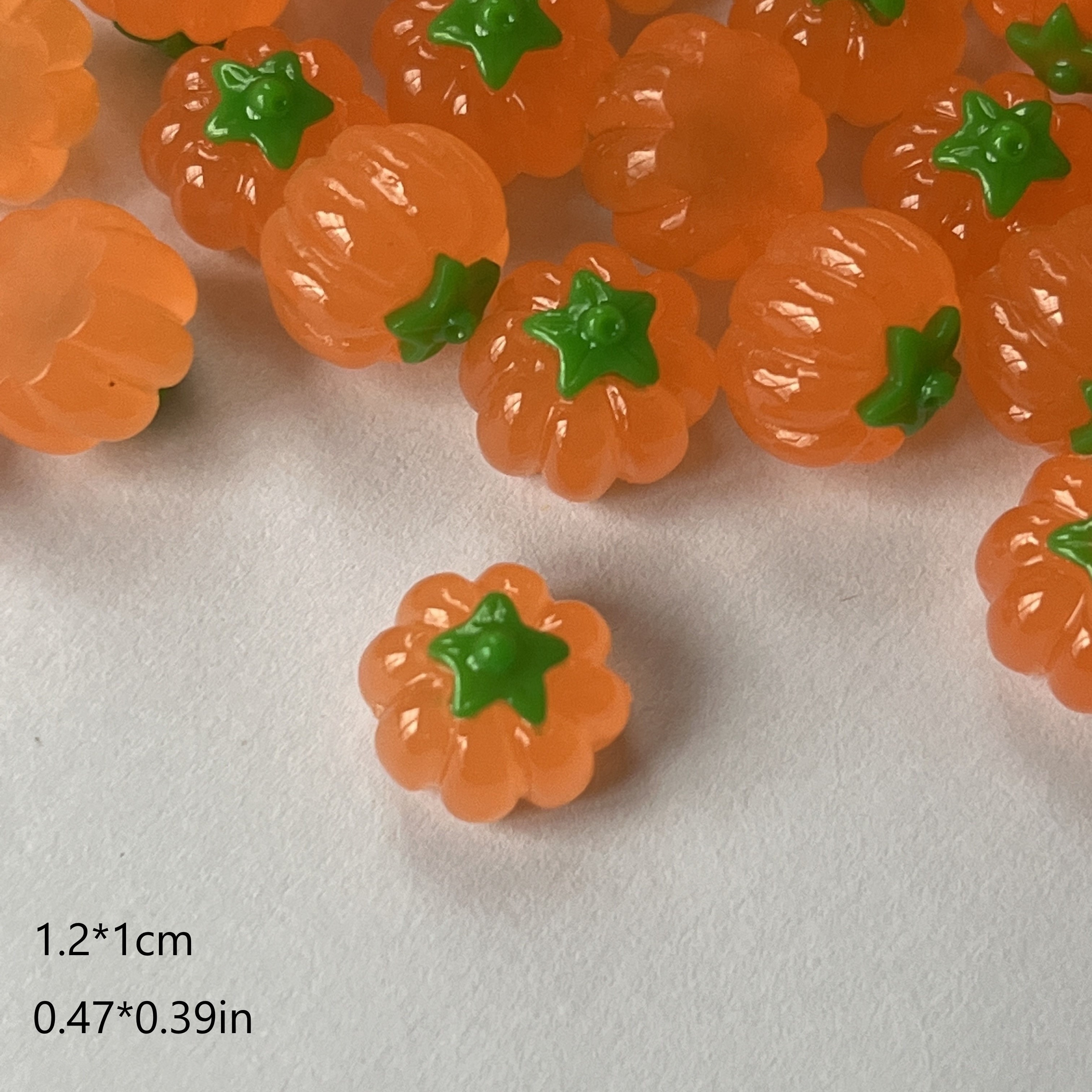 10 Mini Pumpkin Resin Accessor - Nail Art Xmas incelemesi ve fiyatı