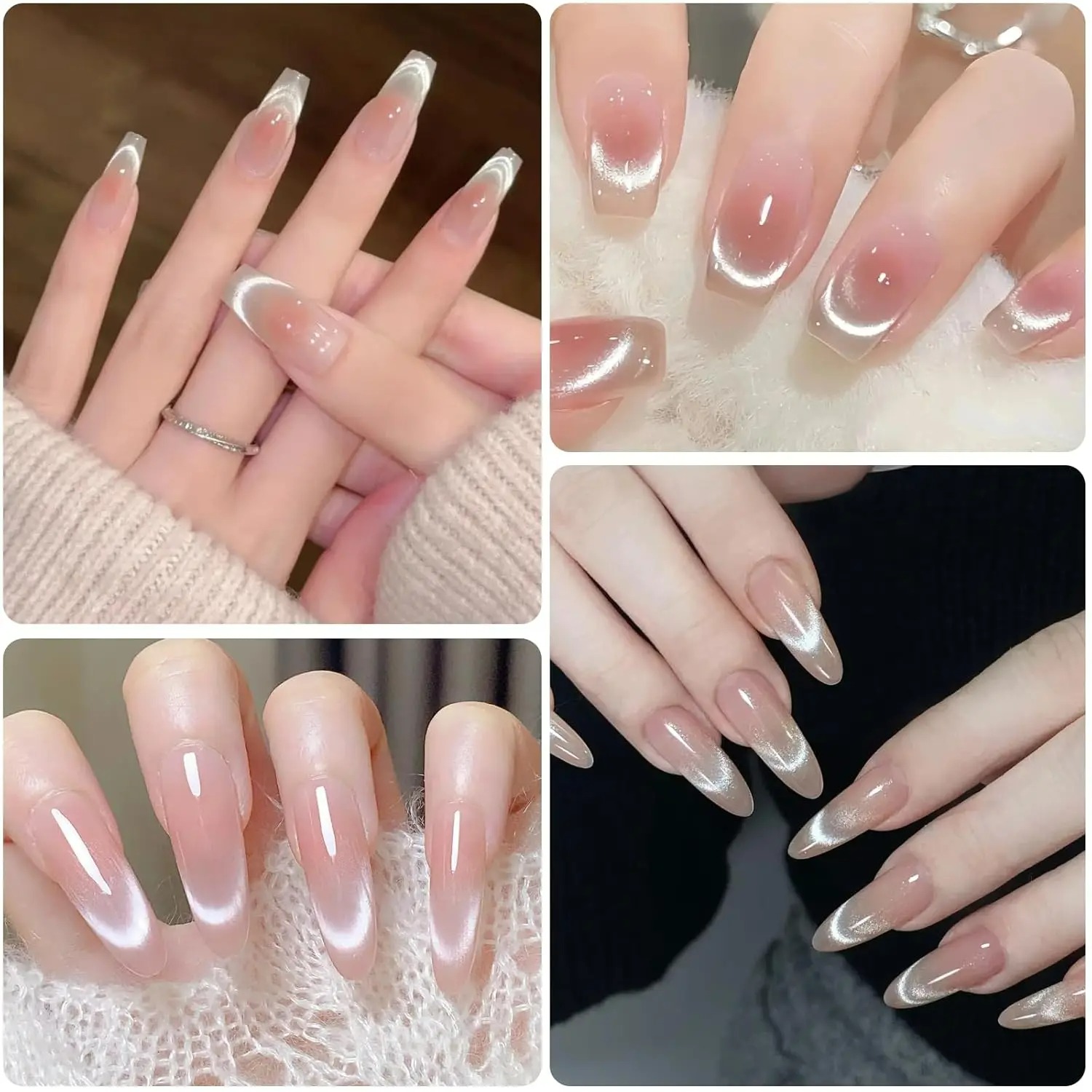 1/2Pcs Double-Head French Nail - Nail Art Full Color incelemesi ve fiyatı
